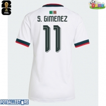 Mexico Santiago Gimenez #11 Bortedrakt Dame VM 2026 Kortermet